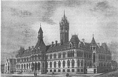 Law Courts, Manchester--early 1860s